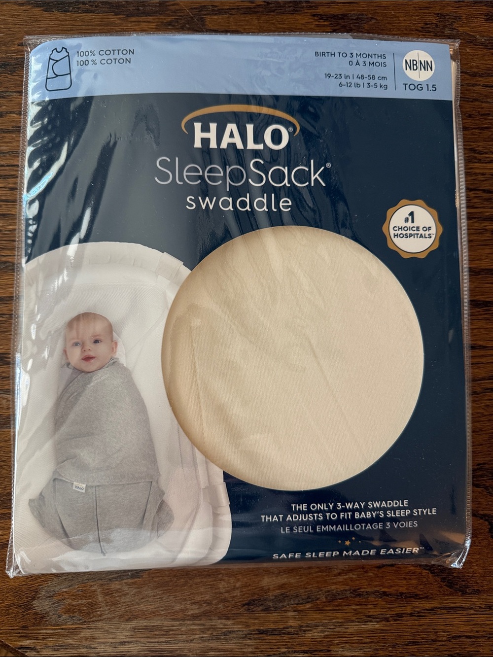 Halo SleepSack Swaddle - Cream